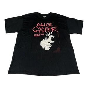 Vintage VTG Alice Cooper 2009 Tour Shirt Rock Metal Concert Shirt
